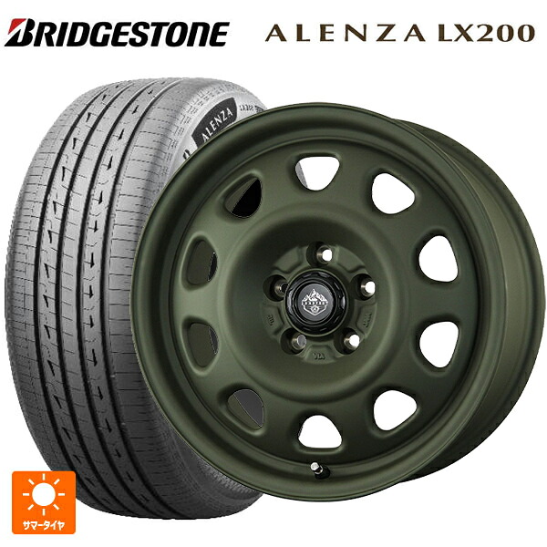 225/65R17 102H ブリヂストン アレンザLX200 正規品 # トピー ランドフット SWZ OD 17-7J 国産車用 サマータイヤホイール4本セット