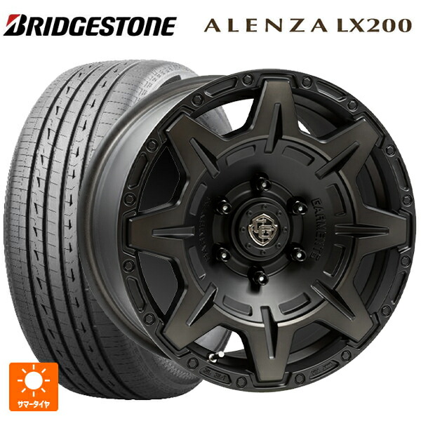 トヨタ ランドクルーザーFJ(240系)用 265/65R17 112H ブリヂストン アレンザLX200 正規品 # ウェッズ クロスオーバー ガーメンツ スタイルM マットブラッククリア 新品サマータイヤホイール 4本セット｜タイヤホイール専門店コニシタイヤ