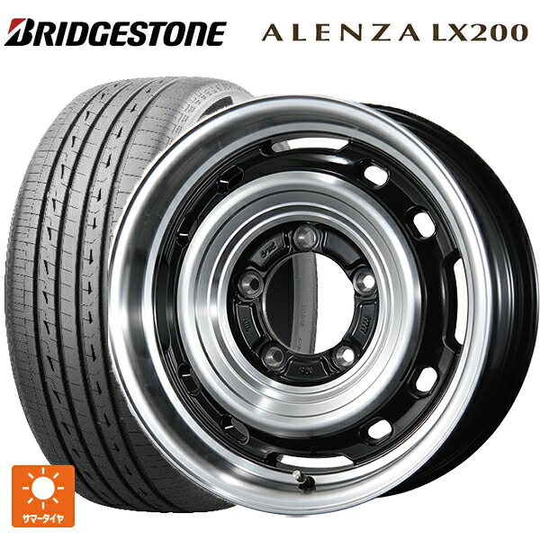 215/70R16 100H ブリヂストン アレンザLX200 正規品 # トピー ランドフット XFG GB/P 16-5.5J 国産車用 サマータイヤホイール4本セット