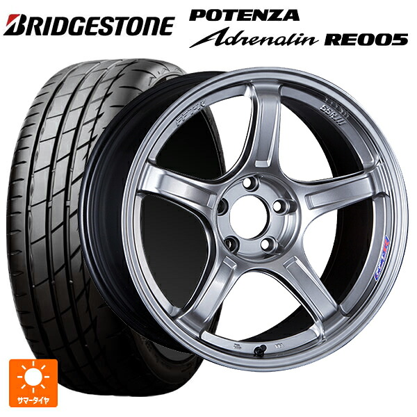235/35R19 91Y XL ブリヂストン ポテンザ アドレナリン RE005 正規品 タナベ SSR GT X03 クロムシルバー 19-8.5J 国産車用 サマータイヤホイール4本セット