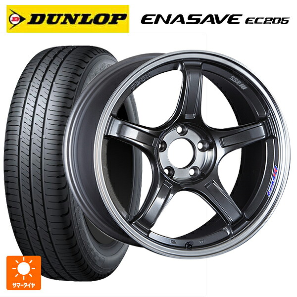 215/50R17 91V ダンロップ エナセーブEC205 タナベ SSR GT X03 マシンドグラファイトガンメタ+スモーククリア 17-7J 国産車用 サマータイヤホイール4本セット｜タイヤホイール専門店コニシタイヤ