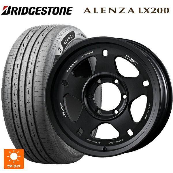 265/60R18 110V ブリヂストン アレンザLX200 正規品 # レイズ A LAP(エーラップ) 05X BT 18-8.5J 国産車用 サマータイヤホイール4本セット