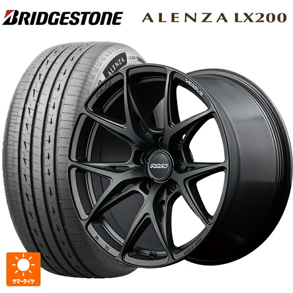トヨタ bZ4X(11/15系)用 235/60R18 107H XL ブリヂストン アレンザLX200 正規品 # レイズ ベルサス VV21S APJ 新品サマータイヤホイール 4本セット