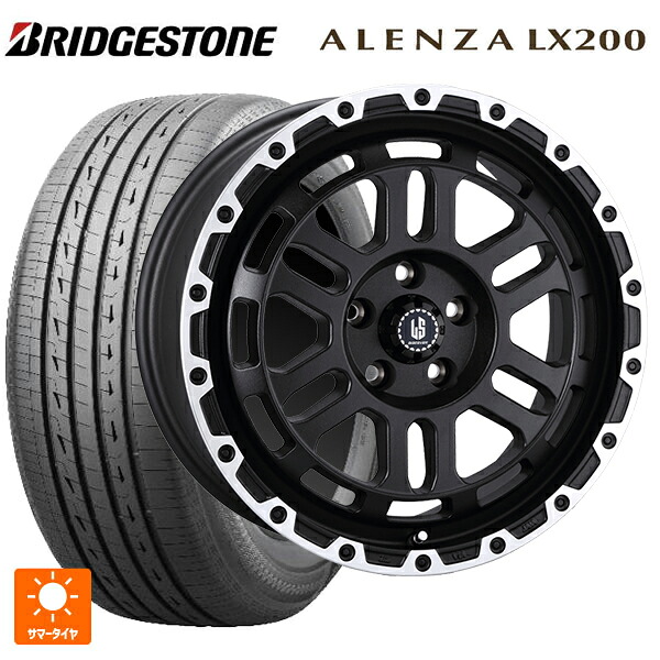 225/55R18 98V ブリヂストン アレンザLX200 正規品 # 阿部商会 ラ･ストラーダ ディスカバー WBRP 18-8J 国産車用 サマータイヤホイール4本セット｜タイヤホイール専門店コニシタイヤ 128,735円