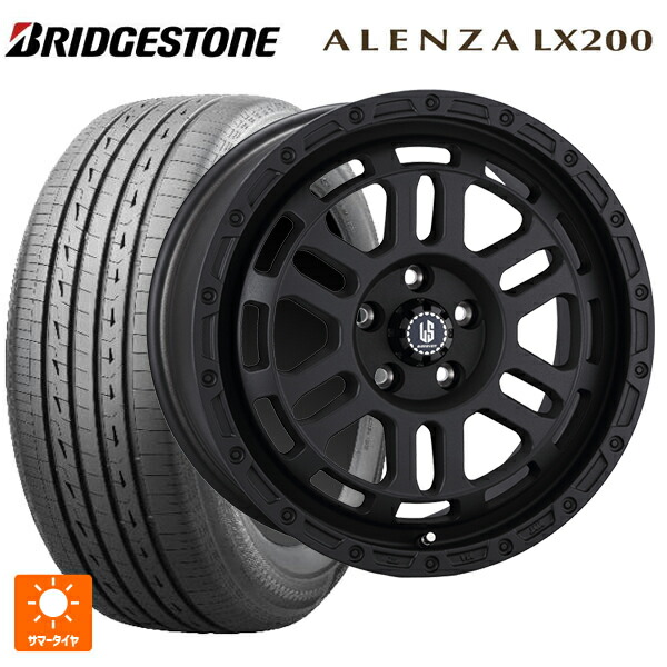 235/55R18 100V ブリヂストン アレンザLX200 正規品 阿部商会 ラ･ストラーダ ディスカバー WB 18-8J 国産車用 サマータイヤホイール4本セット｜タイヤホイール専門店コニシタイヤ 133,145円