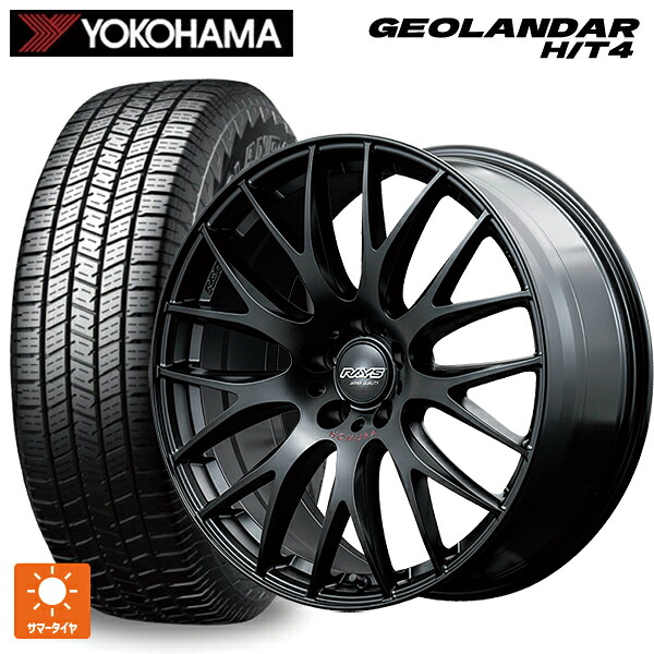 285/45R22 114H XL ヨコハマ ジオランダー HT4 G062 正規品 レイズ ホムラ 2X9 プラス スポーツエディション B7J 22-9J 国産車用 サマータイヤホイール4本セット