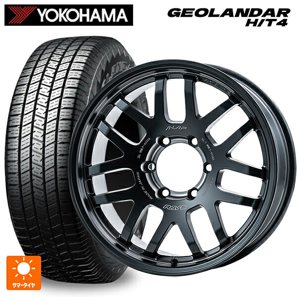 265/60R18 114H XL ヨコハマ ジオランダー HT4 G062 正規品 レイズ エーラップ 07X 2324リミテッドエディション PH 18-9J 国産車用 サマータイヤホイール4本セット