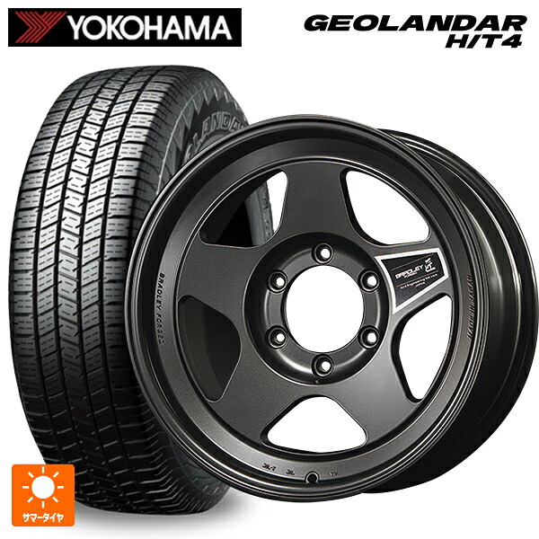 265/65R17 116T XL ヨコハマ ジオランダー HT4 G062 正規品 4×4エンジニアリング ブラッドレーフォージド 匠(タクミ マットディープグレイ 17-8J 国産車用 サマータイヤホイール4本セット