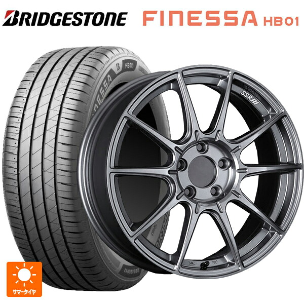 245/40R18 97W XL ブリヂストン フィネッサ HB01 正規品 タナベ SSR GT X01 ダークシルバー 18-8J 国産車用 サマータイヤホイール4本セット｜タイヤホイール専門店コニシタイヤ 172,010円