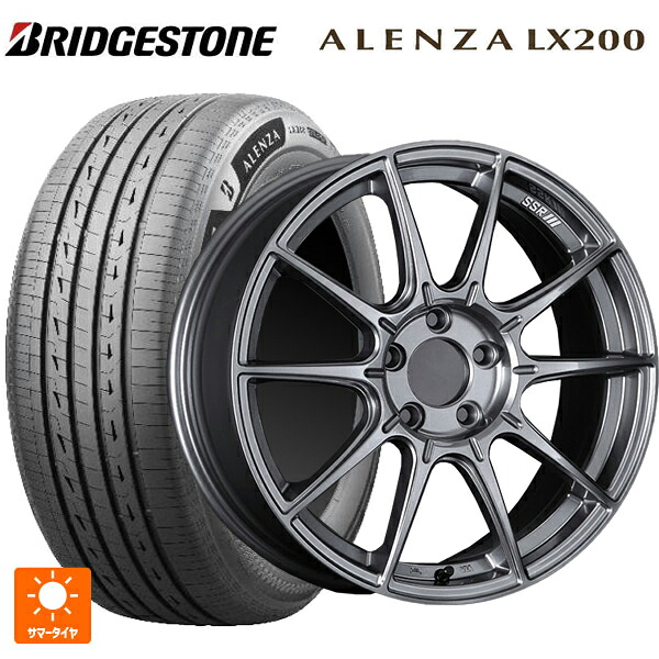 235/55R18 100V ブリヂストン アレンザLX200 正規品 タナベ SSR GT X01 ダークシルバー 18-8J 国産車用 サマータイヤホイール4本セット|タイヤホイール専門店コニシタイヤ