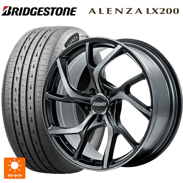 235/55R19 105W XL ブリヂストン アレンザLX200 正規品 レイズ VMF C-01 PH 19-8J 国産車用 サマータイヤホイール4本セット｜タイヤホイール専門店コニシタイヤ