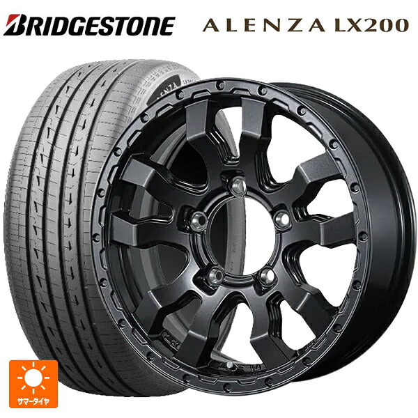 175/80R16 91S ブリヂストン アレンザLX200 正規品 # トピー ヴァブロ RR-01 # GM 16-5.5J 国産車用 サマータイヤホイール4本セット