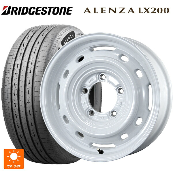 215/70R16 100H ブリヂストン アレンザLX200 正規品 # トピー ランドフット XFG WH 16-6J 国産車用 サマータイヤホイール4本セット
