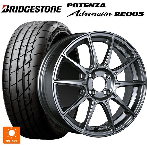 215/45R17 91W XL ブリヂストン ポテンザ アドレナリン RE005 正規品 タナベ SSR GT X01 ダークシルバー 17-7J 国産車用 サマータイヤホイール4本セット 127,955円