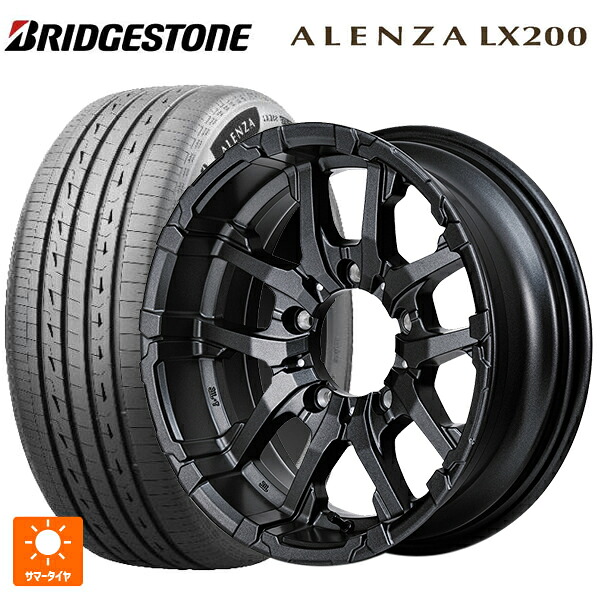 215/70R16 100H ブリヂストン アレンザLX200 正規品 # エムアイディー ナイトロパワー M26 クロスファング バレルブラック/ドリルド 16-6J 国産車用 サマータイヤホイール4本セット