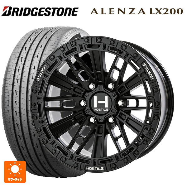 265/65R17 112H ブリヂストン アレンザLX200 正規品 # トライスターインターナショナル H129 モハベ アスファルト 17-9J 国産車用 サマータイヤホイール4本セット
