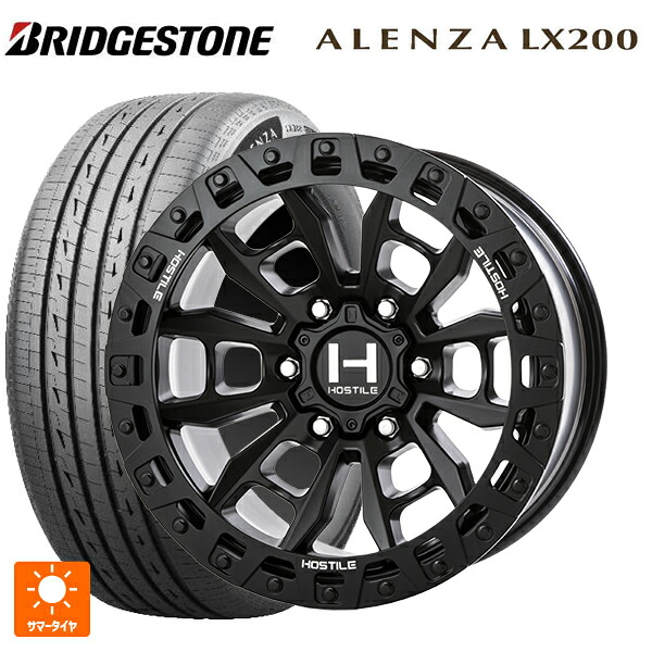 265/65R17 112H ブリヂストン アレンザLX200 正規品 # トライスターインターナショナル H130 クランドン アスファルト 17-9J 国産車用 サマータイヤホイール4本セット