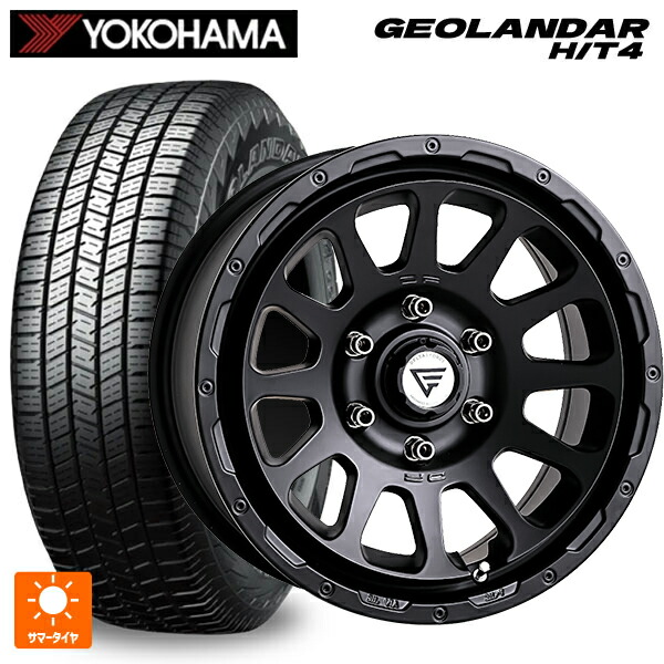 トヨタ ランドクルーザー250(250系)用 265/65R18 116T XL ヨコハマ ジオランダー HT4 G062 正規品 エクシズルライン デルタフォース オーバル FF サテンブラック 新品サマータイヤホイール 4本セット｜タイヤホイール専門店コニシタイヤ