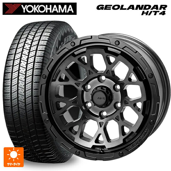 265/65R17 116T XL ヨコハマ ジオランダー HT4 G062 正規品 4×4エンジニアリング エアーG ロックス ゴーストエディション ゴーストエディション 17-8J 国産車用 サマータイヤホイール4本セット