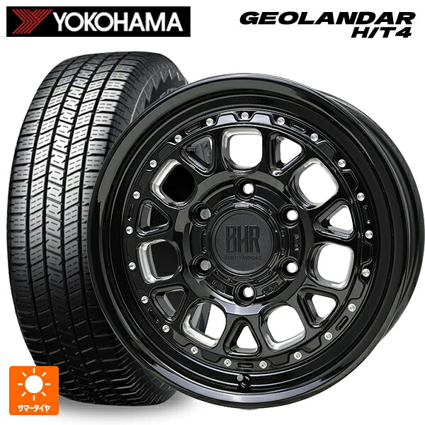 265/70R17 116H XL ヨコハマ ジオランダー HT4 G062 正規品 ホットスタッフ バークレイハードロック ヒューロン GB/M 17-8J 国産車用 サマータイヤホイール4本セット|タイヤホイール専門店コニシタイヤ