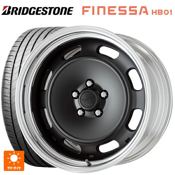 225/40R18 92W XL ブリヂストン フィネッサ HB01 正規品 # ワーク シーカー DT MBL 18-8J 国産車用 サマータイヤホイール4本セット