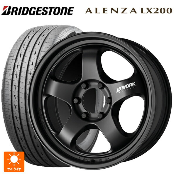 265/60R18 110V ブリヂストン アレンザLX200 正規品 # ワーク マイスター エスワン SUV MBL 18-8J 国産車用 サマータイヤホイール4本セット