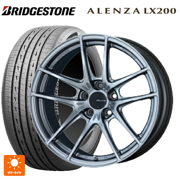 225/60R18 100H ブリヂストン アレンザLX200 正規品 # エンケイ レーシング NVR5 SS 18-8J 国産車用 サマータイヤホイール4本セット
