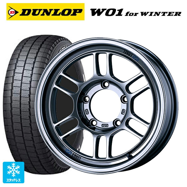 215/65R16 109/107N ダンロップ W01 for ウィンター ホワイトレター エンケイ オールロード RPT1 # SBC 16-6J 国産車用 スタッドレスタイヤホイール4本セット