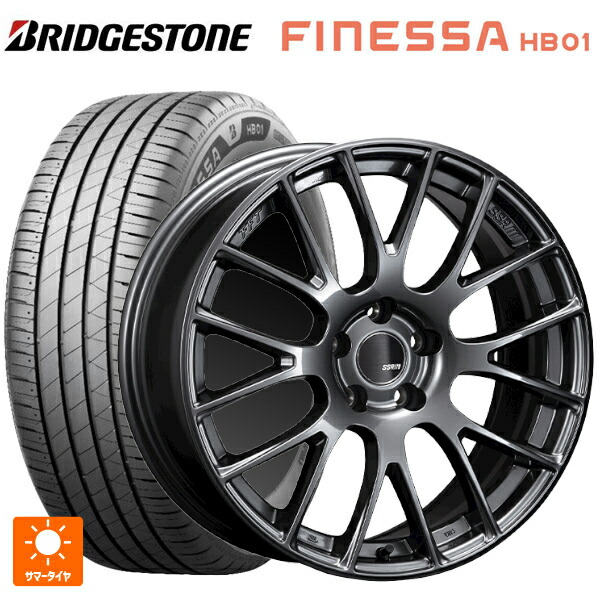 215/45R18 93W XL ブリヂストン フィネッサ HB01 正規品 # タナベ SSR GTV04 METALLIC GRAY 18-7.5J 国産車用 サマータイヤホイール4本セット|タイヤホイール専門店コニシタイヤ