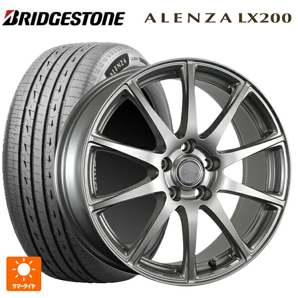 225/60R18 100H ブリヂストン アレンザLX200 正規品 # ブリヂストン エコフォルム SE23 GS 18-7J 国産車用 サマータイヤホイール4本セット