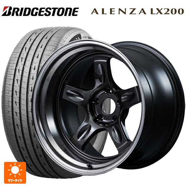 235/55R18 100V ブリヂストン アレンザLX200 正規品 # レイズ ボルクレーシング 21C スペック-PW PW 18-9J 国産車用 サマータイヤホイール4本セット
