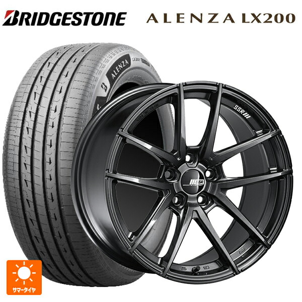 225/60R18 100H ブリヂストン アレンザLX200 正規品 # タナベ ライナー タイプ10 モノブロック ダークガンメタ 18-7.5J 国産車用 サマータイヤホイール4本セット｜タイヤホイール専門店コニシタイヤ