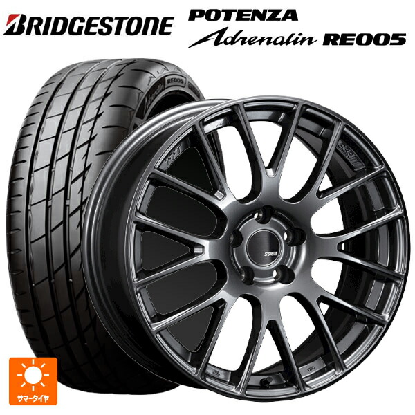 235/35R19 91Y XL ブリヂストン ポテンザ アドレナリン RE005 正規品 タナベ SSR GTV04 METALLIC GRAY 19-8.5J 国産車用 サマータイヤホイール4本セット