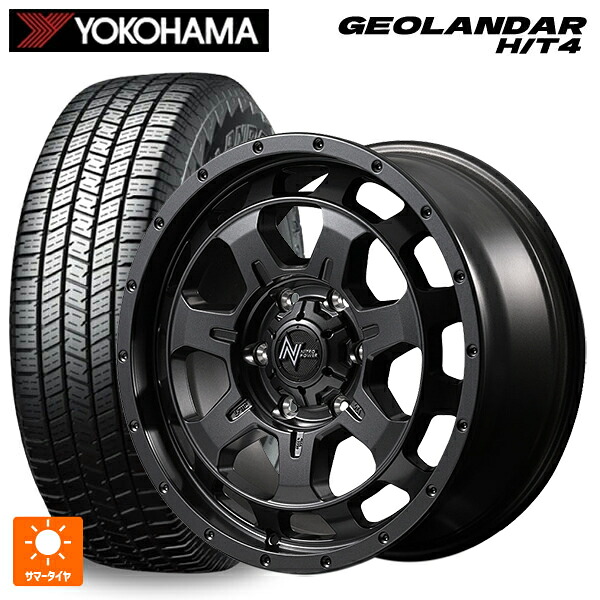 トヨタ ランドクルーザー250(250系)用 265/65R18 116T XL ヨコハマ ジオランダー HT4 G062 正規品 エムアイディー ナイトロパワー M7 ファランクス バレルブラック 新品サマータイヤホイール 4本セット｜タイヤホイール専門店コニシタイヤ