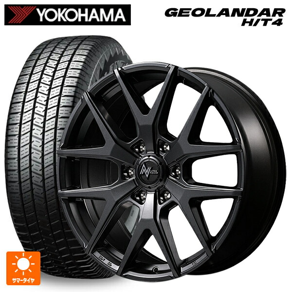 トヨタ ランドクルーザー250(250系)用 275/55R20 117H XL ヨコハマ ジオランダー HT4 G062 正規品 エムアイディー ナイトロパワー M62 トマホーク バレルブラック 新品サマータイヤホイール 4本セット|タイヤホイール専門店コニシタイヤ