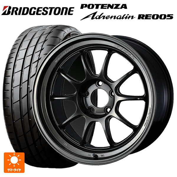 215/45R18 93Y XL ブリヂストン ポテンザ アドレナリン RE005 正規品 ウェッズ ウェッズスポーツ TC105X DSR EJ-TITAN 18-8.5J 国産車用 サマータイヤホイール4本セット｜タイヤホイール専門店コニシタイヤ