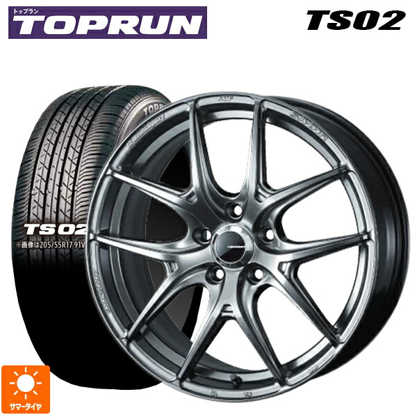 235/50R18 97W トップラン トップラン TS02(ブリヂストン工場生産） ウェッズ ウェッズスポーツ SA 01R PSB 18-8.5J 国産車用 サマータイヤホイール4本セット