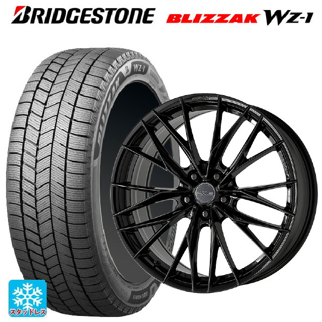 235/60R18 107Q XL ブリヂストン ブリザック WZ1 正規品 # ワーク シュヴァート ブルネン LX BLK 18-8J 国産車用 スタッドレスタイヤホイール4本セット｜タイヤホイール専門店コニシタイヤ