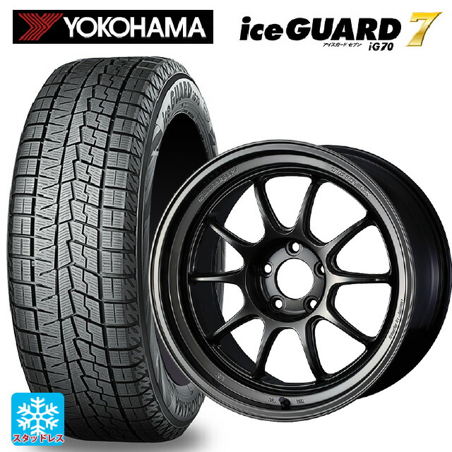235/60R18 107Q XL ヨコハマ アイスガード7(IG70) # ウェッズ ウェッズスポーツ TC105X DSR EJ-TITAN 18-8.5J 国産車用 スタッドレスタイヤホイール4本セット
