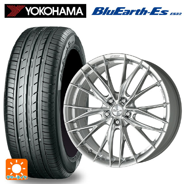 225/35R19 84W ヨコハマ ブルーアースEs ES32 ワーク シュヴァート ブルネン LX GBS 19-8J 国産車用 サマータイヤホイール4本セット