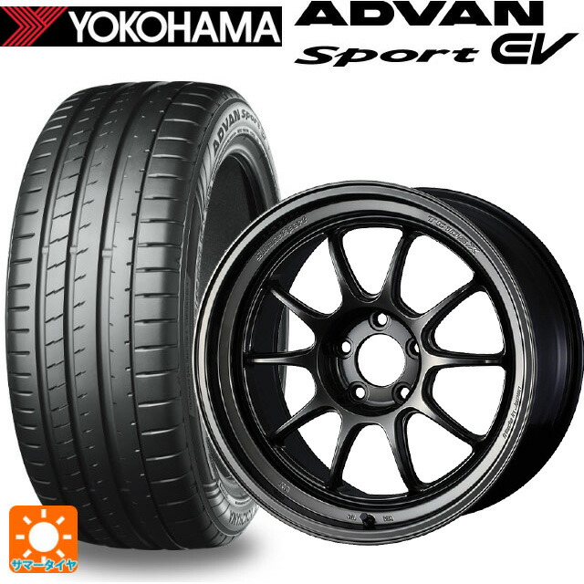 235/45R18 98Y XL ヨコハマ アドバンスポーツ EV V108 正規品 ウェッズ ウェッズスポーツ TC105X DSR EJ-TITAN 18-8.5J 国産車用 サマータイヤホイール4本セット