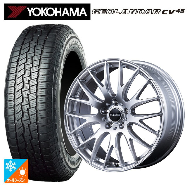 トヨタ ヴェルファイア(40系)用 225/55R19 99V ヨコハマ ジオランダー CV 4S G061 正規品 レイズ RS 2X9 プラス SU 新品オールシーズンタイヤホイール 4本セット