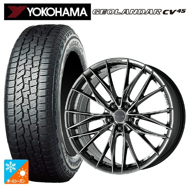 トヨタ bZ4X(11/15系)用 235/60R18 107V XL ヨコハマ ジオランダー CV 4S G061 正規品 ワーク シュヴァート ブルネン LX GTK 新品オールシーズンタイヤホイール 4本セット