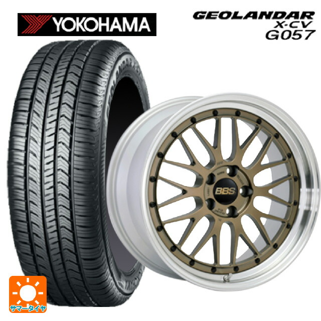 225/45R19 96W XL ヨコハマ ジオランダー X-CV G057 正規品 BBS LM MGL-SLD 19-9J 国産車用 サマータイヤホイール4本セット