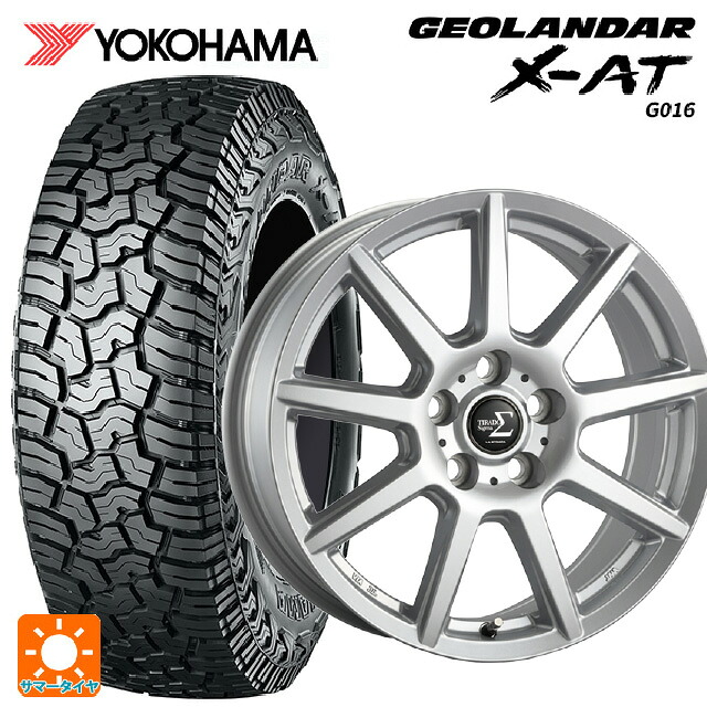 165/60R15 77H ヨコハマ ジオランダー X-AT G016 ブラックレター 正規品 阿部商会 ラ･ストラーダ ティラード シグマ シルバー 15-4.5J 国産車用 サマータイヤホイール4本セット