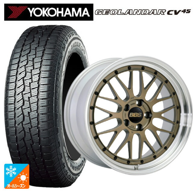 225/60R18 104V XL ヨコハマ ジオランダー CV 4S G061 正規品 BBS LM MGL-SLD 18-7.5J 国産車用 オールシーズンタイヤホイール4本セット