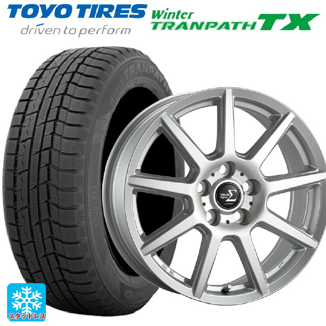 2024年製 165/65R14 79Q トーヨー ウインタートランパス TX # 阿部商会 ラ･ストラーダ ティラード シグマ シルバー 14-5.5J 国産車用 スタッドレスタイヤホイール4本セット｜タイヤホイール専門店コニシタイヤ