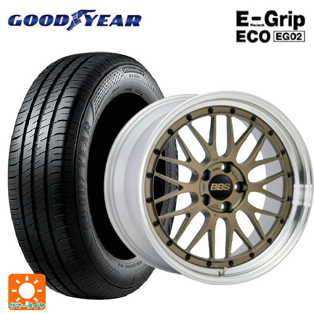 215/50R17 91V グッドイヤー エフィシェントグリップ エコ EG02 BBS LM MGL-SLD 17-7J 国産車用 サマータイヤホイール4本セット