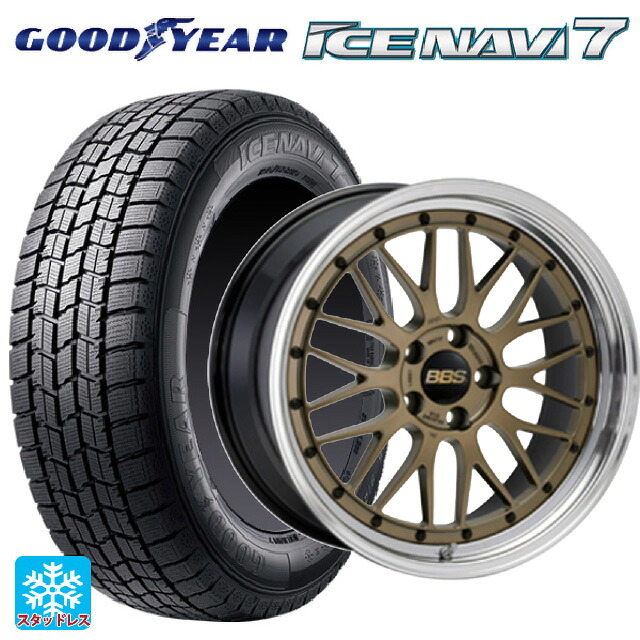 215/55R17 94Q グッドイヤー アイスナビ7(数量限定) # BBS LM MGL-BKBD 17-7J 国産車用 スタッドレスタイヤホイール4本セット 255,641円
