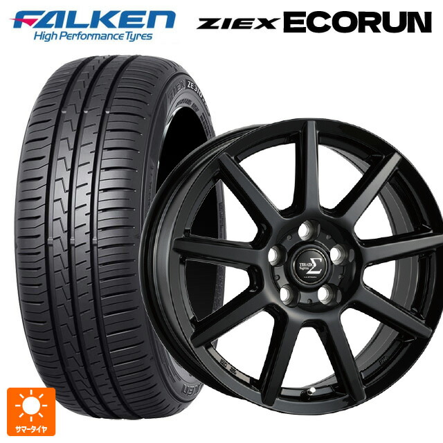 205/60R16 96W XL ファルケン ジークス ZE310R エコラン 阿部商会 ラ･ストラーダ ティラード シグマ グロスブラック 16-6J 国産車用 サマータイヤホイール4本セット｜タイヤホイール専門店コニシタイヤ